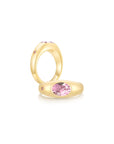 Twinlight Oval Signet Ring Both YG (Oct, Oct) - Eclat by Oui