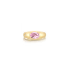 Twinlight Oval Signet Ring (Yellow Gold) (Sample)