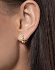 3-Stone Huggies 4mm (Model) - Eclat by Oui