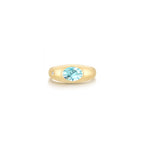 Twinlight Oval Signet Ring (Yellow Gold) (Sample)