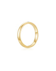 Infinite Men's Ring (Single Stone) YG (3mm) (Side) - Eclat by Oui