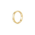 Infinite Men's Ring (Single Stone) YG (4mm) (Side) - Eclat by Oui