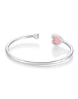 My Heart Rhodonite Bangle Halo (White Gold) (Back) - Eclat by Oui