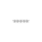 5-Stone Half Eternity Moissanite Ring