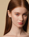 6 Prong Ear Studs 0.5CT (Model) - Eclat by Oui