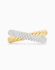Braided Twist Ring (Front) - Eclat by Oui