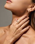 Braided Twist Ring (Model) - Eclat by Oui