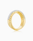 Braided Twist Ring (Side) - Eclat by Oui