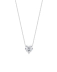 Calista Heart Solitaire Necklace (Front) - Eclat by Oui