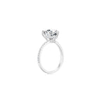Calista Heart Solitaire Ring WG (Side) - Éclat by Oui
