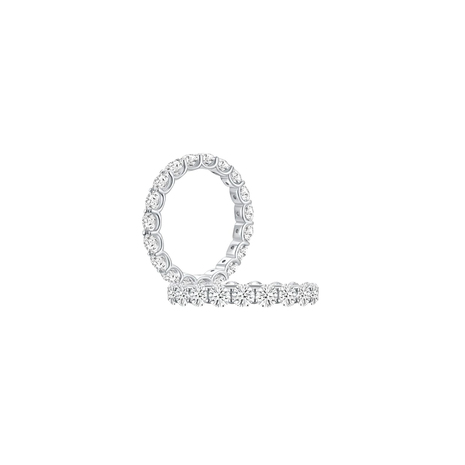 Charlotte Full Eternity Ring 0.1CT (Both) - Eclat by Oui