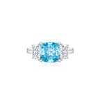 Claudia in Aquamarine Ring (Front) - Eclat by Oui