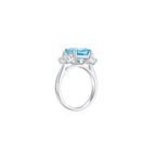 Claudia in Aquamarine Ring (Side) - Eclat by Oui