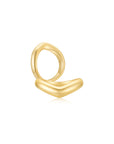 Cloud Puff® V Plain Ring YG (Both) - Eclat by Oui