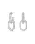 Cloud Puff Detachable Link Earrings (Pave + Pave) (Old Setting) - Eclat by Oui