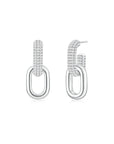 Cloud Puff Detachable Link Earrings (Pave + Gold) (Old Setting) - Eclat by Oui