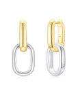 Cloud Puff® Detachable Link Earrings (Gold + Gold) (New Setting) - Eclat by Oui