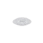 Cloud Puff® Dome Pave Ring WG (Front) - Éclat by Oui