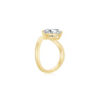 Cloud Puff® Solitaire Ring YG (Side) - Éclat by Oui