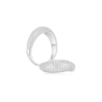 Cloud Puff® Wavy Pave Ring WG (Both) - Éclat by Oui