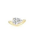 Cloud Solitaire Ring YG (Front) - Eclat by Oui