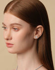 Cluster Marquise Ear Studs Mini 0.25CT (Model) - Eclat by Oui
