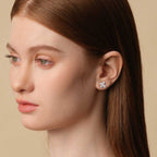 Cluster Marquise Ear Studs Mini 0.25CT (Model 2) - Éclat by Oui