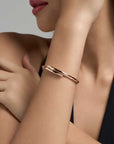Double-Edged Bangle RG (Model) - Eclat by Oui
