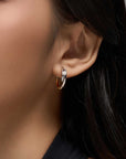 Double-Edged Earrings WG (Model) - Eclat by Oui