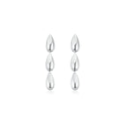 Dripping Gold Plain Earrings WG - Eclat by Oui