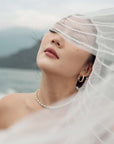 X-Factor Pave Hoop Earrings (Lifestyle) - Eclat by Oui