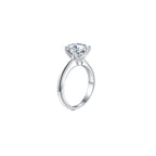 Éclat Classic Round Solitaire Plain Ring (6 Prong) (Sample)