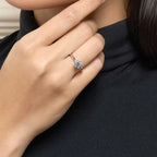 Éclat Classic Round Solitaire Plain Ring 1CT (6 Prong) (Model) - Éclat by Oui