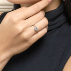 Eclat Classic Round Solitaire Plain Ring 1CT (4 Prong) (Model) - Eclat by Oui