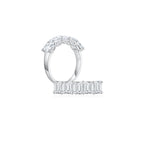 Emerald Half Eternity Ring - Eclat by Oui