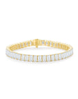 Emerald Tennis Bracelet Yellow Gold - Eclat by Oui