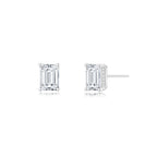 Emerald Solitaire Ear Studs WG - Éclat by Oui