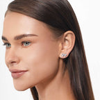 Emerald Step Ear Climbers (Model - Eclat by Oui