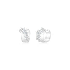 Encrusted Moissanite Huggies WG - Éclat by Oui