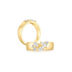 Encrusted Moissanite Ring YG (Both) - Éclat by Oui