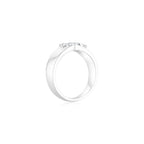 Encrusted Moissanite Ring WG (Side) - Éclat by Oui