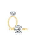 Fluted Solitaire Ring YG (Both) - Eclat by Oui