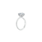 Fluted Solitaire Ring WG (Side) - Eclat by Oui