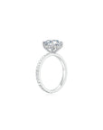 Fluted Solitaire Ring WG (Side) - Eclat by Oui