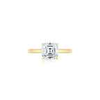 Freya Asscher Solitaire Plain Ring (Sample)