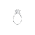 Freya Round Solitaire Plain Ring (4 Prong) Side - Eclat by Oui