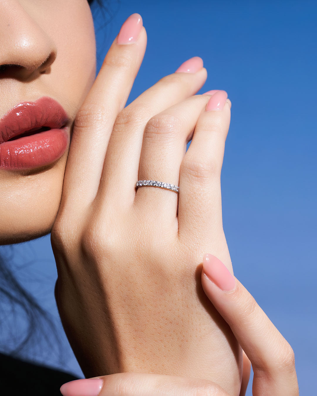 Giselle Full Eternity Ring (Model) - Eclat by Oui
