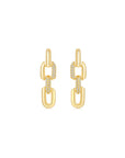 HeartWear 4 Link Earrings YG - Eclat by Oui