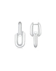 HeartWear Link Earrings WG (Front) - Eclat by Oui
