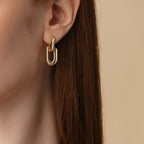 HeartWear® Link Earrings YG (Model) - Eclat by Oui